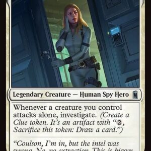 Marvel Super Heroes - 1 - Agent 13, Sharon Carter - Uncommon - W - Foil (Front)