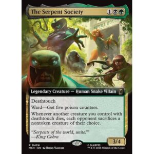 Marvel Super Heroes - 424 - The Serpent Society - Rare - BG - Non-foil (Front)