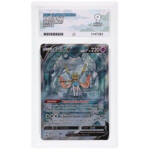 ACE 9 MINT - 2023 Pokemon Crown Zenith Zacian V #GG48/GG70