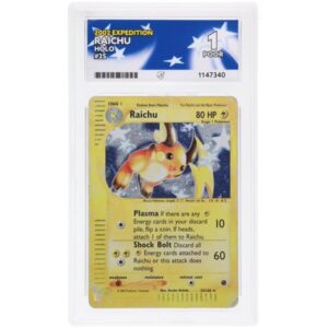 ACE 1 Poor - 2002 Pokemon Expedition Raichu #25/165