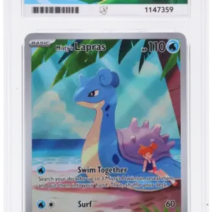 ACE 9 MINT - 2025 Pokemon Destined Rivals Misty's Lapras #194/182