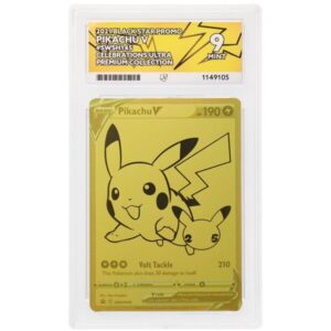 ACE 9 MINT - 2021 Pokemon Black Star Promo Pikachu V #SWSH145
