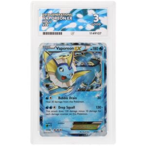 ACE 3 Good - 2016 Pokemon Generations Vaporeon EX #24/83