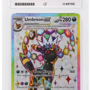 ACE 10 GEM MINT - 2025 Pokemon Black Star Promo Umbreon Ex #176