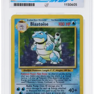 ACE 1 Poor - 1999 Pokemon Base Blastoise #2/102