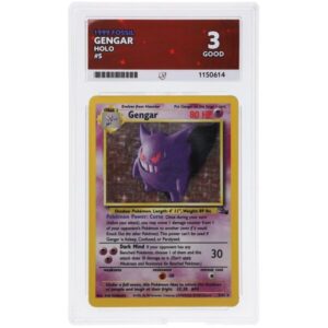 ACE 3 Good - 1999 Pokemon Fossil Gengar Holo #5/62