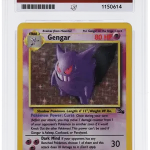 ACE 3 Good - 1999 Pokemon Fossil Gengar Holo #5/62