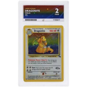 ACE 2 Fair - 1999 Pokemon Fossil Dragonite #4/62