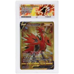 ACE 5 Excellent - 2022 Pokemon Brilliant Stars Galarian Zapdos V #182/172