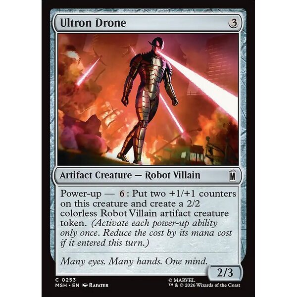 Marvel Super Heroes - 253 - Ultron Drone - Common - C - Foil (Front)
