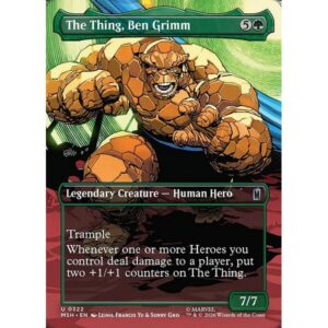 Marvel Super Heroes - 322 - The Thing, Ben Grimm - Uncommon - G - Non-foil (Front)