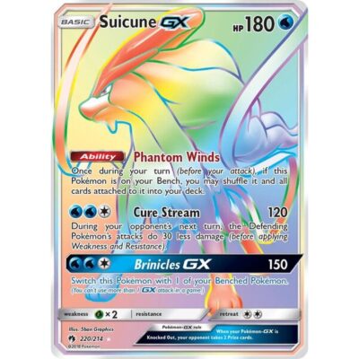 Lost Thunder - 220/214 - Suicune GX