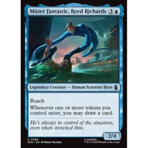 Marvel Super Heroes - 66 - Mister Fantastic, Reed Richards - Uncommon - U - Non-foil (Front)