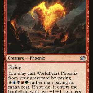 Modern Masters 2015 - 135 - Worldheart Phoenix - Uncommon - R - Non-foil (Front)