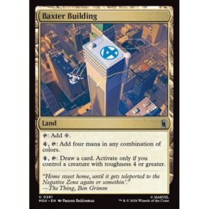Marvel Super Heroes - 261 - Baxter Building - Uncommon - C - Foil (Front)
