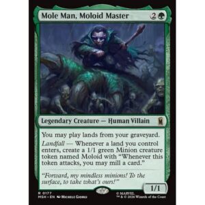 Marvel Super Heroes - 177 - Mole Man, Moloid Master - Rare - G - Non-foil (Front)