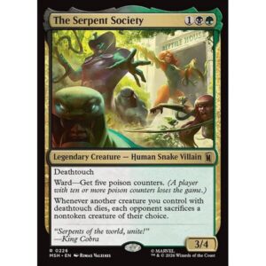 Marvel Super Heroes - 226 - The Serpent Society - Rare - BG - Non-foil (Front)