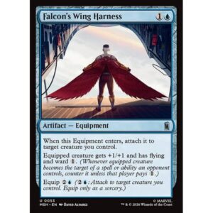 Marvel Super Heroes - 53 - Falcon's Wing Harness - Uncommon - U - Non-foil (Front)