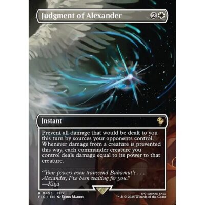 Final Fantasy Commander - 455 - Judgment of Alexander - Rare - W - Foil (Front)