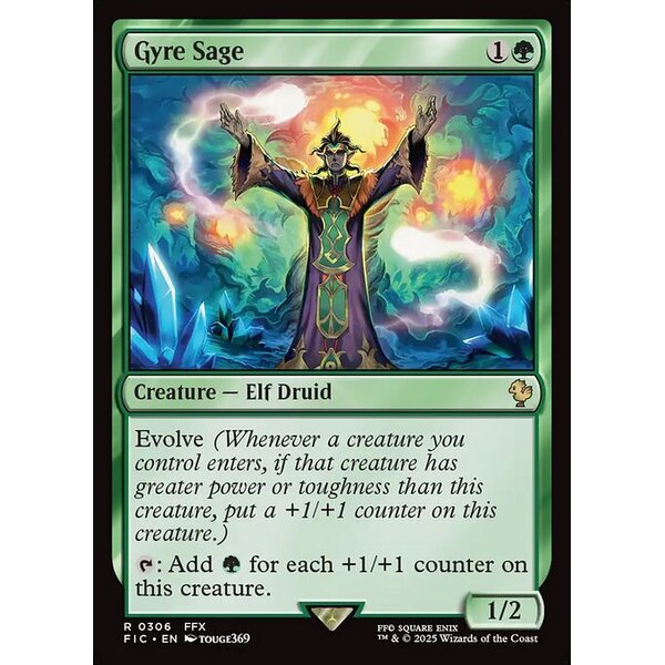 Final Fantasy Commander - 306 - Gyre Sage - Rare - G - Non-foil (Front)