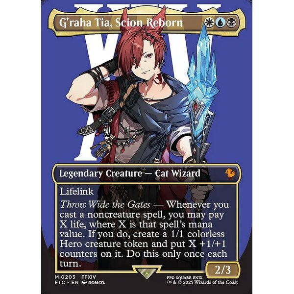 Final Fantasy Commander - 203 - G'raha Tia, Scion Reborn - Mythic - Multi - Non-foil (Front)