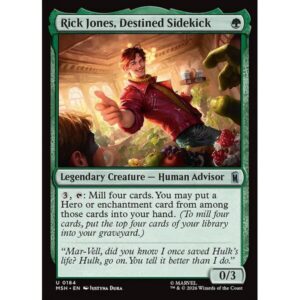 Marvel Super Heroes - 184 - Rick Jones, Destined Sidekick - Uncommon - G - Non-foil (Front)