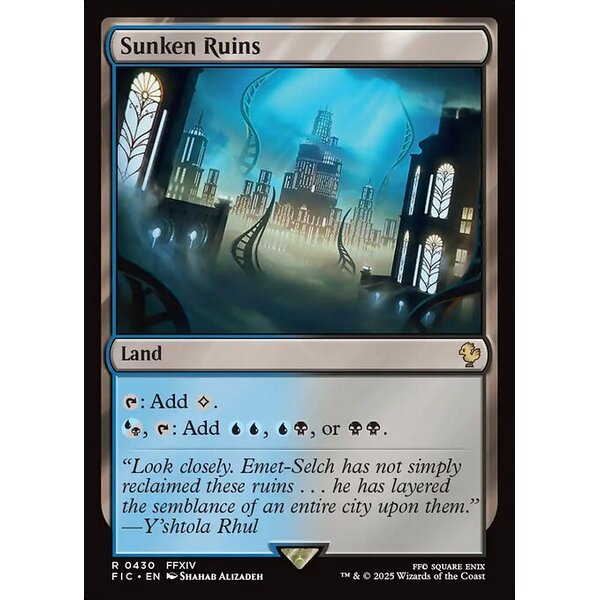 Final Fantasy Commander - 430 - Sunken Ruins - Rare - C - Non-foil (Front)