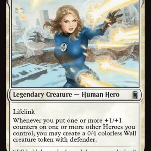 Marvel Super Heroes - 17 - Invisible Woman, Sue Storm - Uncommon - W - Foil (Front)