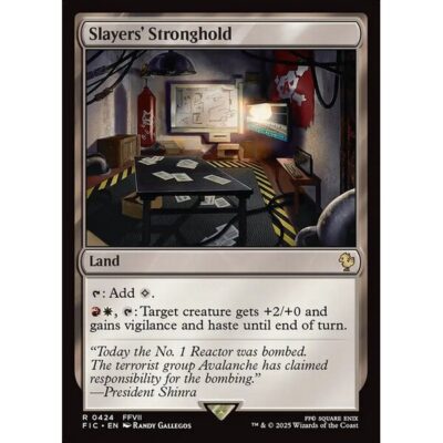 Final Fantasy Commander - 424 - Slayers' Stronghold - Rare - C - Non-foil (Front)