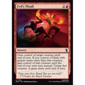 Marvel Super Heroes - 128 - Evil's Thrall - Uncommon - R - Non-foil (Front)