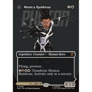 Marvel Super Heroes - 356 - Monica Rambeau // Photon, Living Light - Mythic - C - Non-foil (Front)