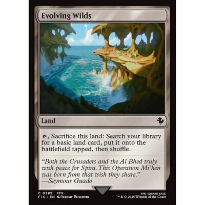 Final Fantasy Commander - 389 - Evolving Wilds - Common - C - Non-foil (Front)
