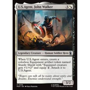 Marvel Super Heroes - 236 - U.S.Agent, John Walker - Uncommon - WB - Non-foil (Front)