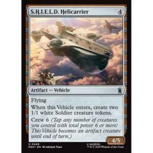 Marvel Super Heroes - 249 - S.H.I.E.L.D. Helicarrier - Uncommon - C - Foil (Front)