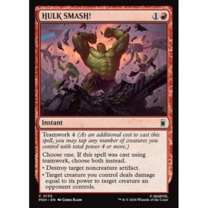 Marvel Super Heroes - 135 - HULK SMASH! - Common - R - Non-foil (Front)