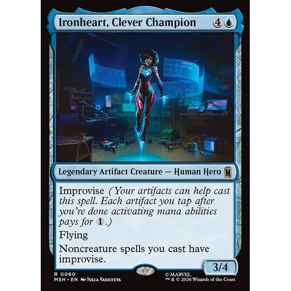 Marvel Super Heroes - 60 - Ironheart, Clever Champion - Rare - U - Non-foil (Front)