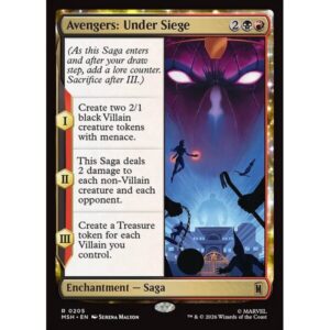 Marvel Super Heroes - 205 - Avengers: Under Siege - Rare - BR - Non-foil (Front)