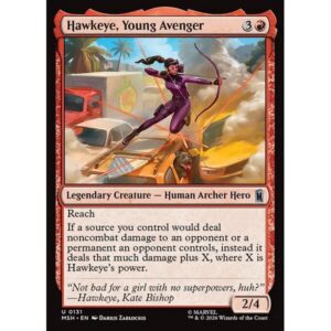 Marvel Super Heroes - 131 - Hawkeye, Young Avenger - Uncommon - R - Non-foil (Front)