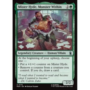 Marvel Super Heroes - 176 - Mister Hyde, Monster Within - Uncommon - G - Non-foil (Front)