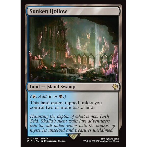 Final Fantasy Commander - 429 - Sunken Hollow - Rare - C - Non-foil (Front)