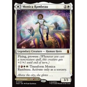 Marvel Super Heroes - 23 - Monica Rambeau // Photon, Living Light - Mythic - C - Non-foil (Front)