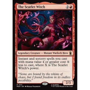 Marvel Super Heroes - 151 - The Scarlet Witch - Rare - R - Non-foil (Front)