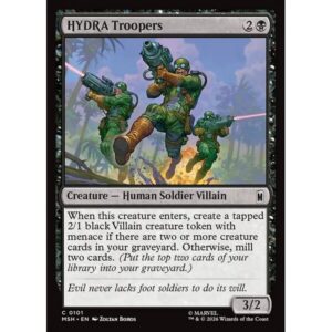 Marvel Super Heroes - 101 - HYDRA Troopers - Common - B - Non-foil (Front)