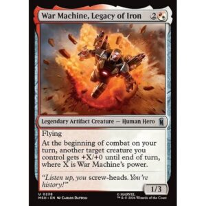 Marvel Super Heroes - 238 - War Machine, Legacy of Iron - Uncommon - WR - Non-foil (Front)