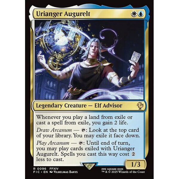Final Fantasy Commander - 96 - Urianger Augurelt - Rare - WU - Non-foil (Front)
