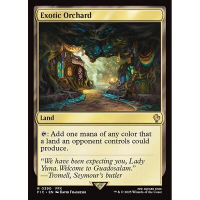 Final Fantasy Commander - 390 - Exotic Orchard - Rare - C - Non-foil (Front)