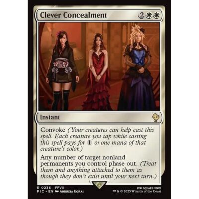 Final Fantasy Commander - 236 - Clever Concealment - Rare - W - Non-foil (Front)
