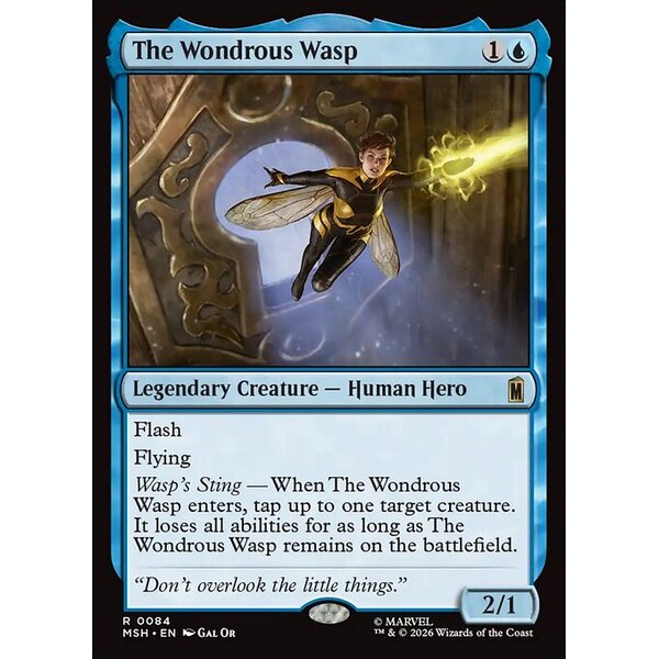 Marvel Super Heroes - 84 - The Wondrous Wasp - Rare - U - Non-foil (Front)