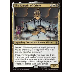 Marvel Super Heroes - 220 - The Kingpin of Crime - Rare - WB - Non-foil (Front)