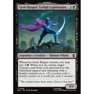 Marvel Super Heroes - 98 - Grim Reaper, Lethal Legionnaire - Uncommon - B - Non-foil (Front)